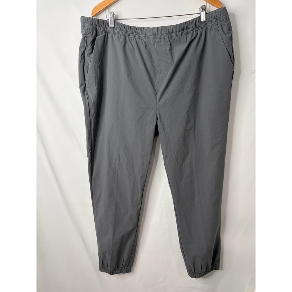Banana Republic Gray Motion Tech Performance Jogger Pants Mens XXL Elastic Waist